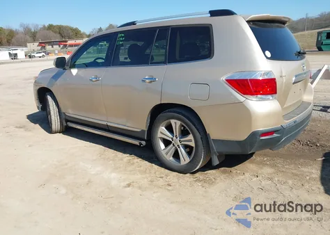 2013 Toyota Highlander Limited V6 z USA, uszkodzony, nr VIN 5TDYK3EH7DS121172